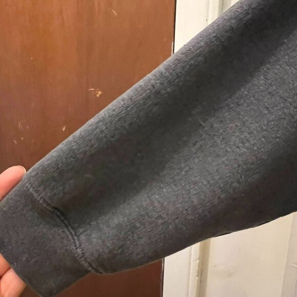 Size XL - Gildan - Dark Gray Long Sleeve Novelty Sweatshirt - Picture 4 of 7